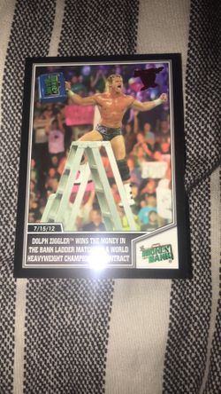 Dolph ziggler wwe card