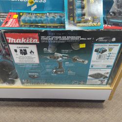 Makita 18v Lxt Brushless Cordless 1/2" Hammer Driver-drill Kit