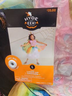 Girls Unicorn Halloween Costume L