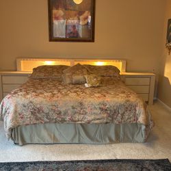 Bedroom Set With Dresser And Chest And Single Chair