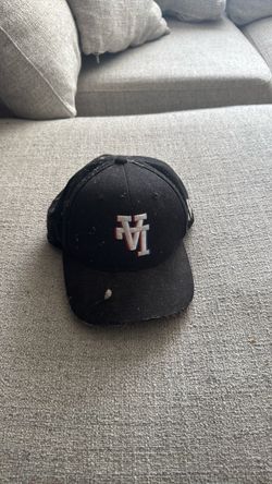 Black Baseball Cap with VM Logo