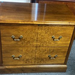 OFFICE/HOME FILE CABINET 2 DRAWERS LATERAL FILE CABINET WOODEN 