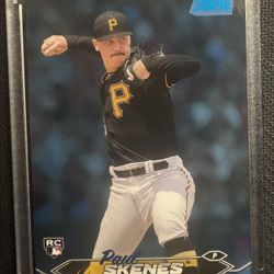 2024 Topps Stadium Club Blue Foil #237 Paul Skenes Rookie /50 Pittsburgh Pirates