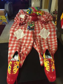 Complete clown outfit