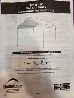 10 x 10 canopy