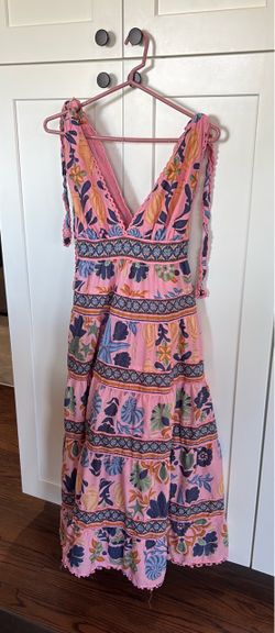 Farm Rio Pink Dress, Size Medium