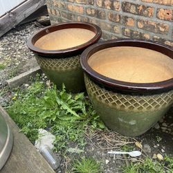 Flower pots ceramic