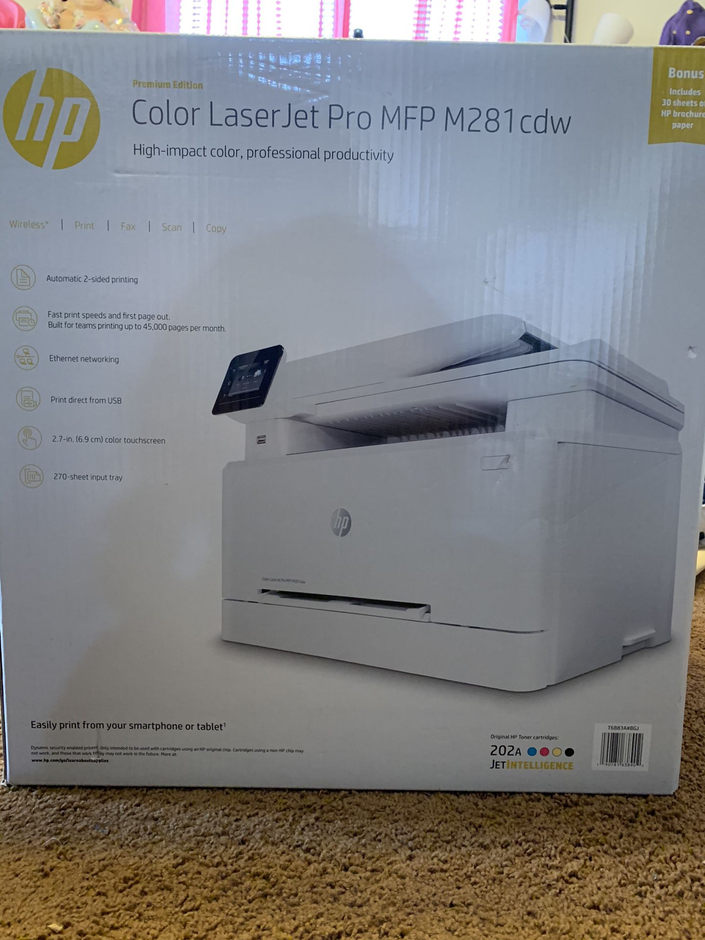 HP Color LaserJet Pro MFP M281cdw Printer