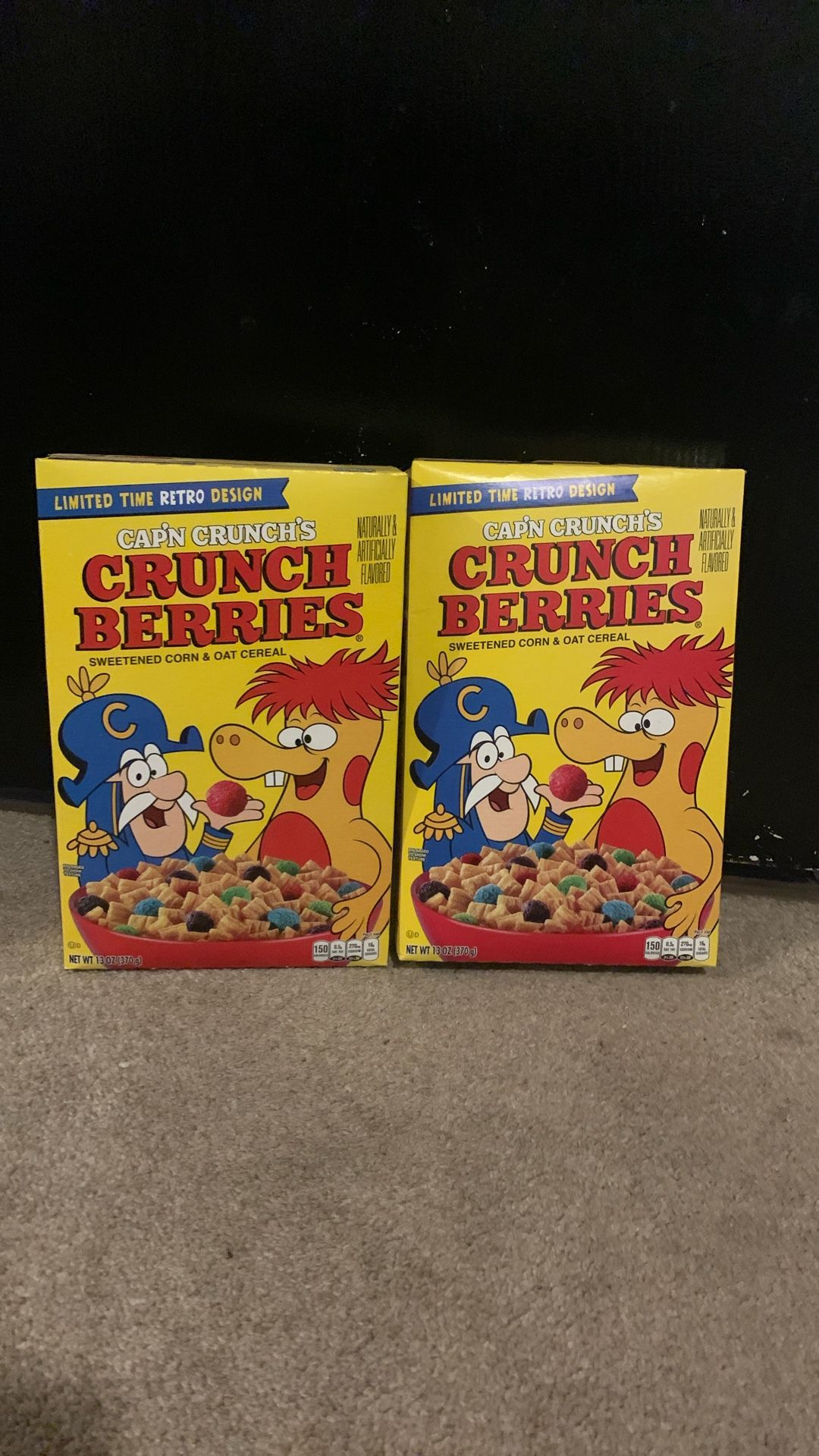cap’n crunch limited time retro design crunch berries collectible