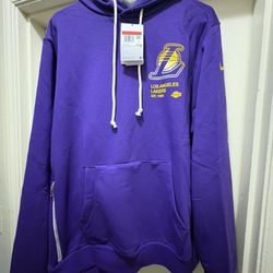  Lakers Nike Courtside Standard Issue Premium Performance Hoodie