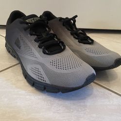 RBX Men's Size 13 Running Shoes Gray Black Ombre Mesh Athletic Training Sneakers