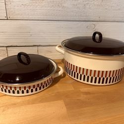 1970’s Moneta Pots (2) ITALIAN MADE