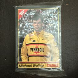 Still Sealed 1991 Traks - Michael Waltrip Team Set - 25 Cards - Pennzoil NASCAR