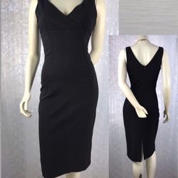 NECESSARY OBJECTS - Black Elegant Size: M Sleeveless Midi Dress -Size Medium  