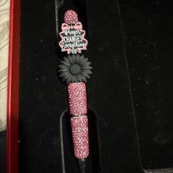 Prayer Changes Everything Beaded Pen – Handmade Christian Gift