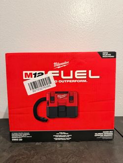 New Milwaukee M12 Fuel 1.6 Gal Wet/Dry Vacuum
