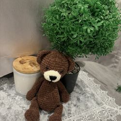 handmade crochet bear 