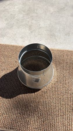 8” to 6” air duct adapter