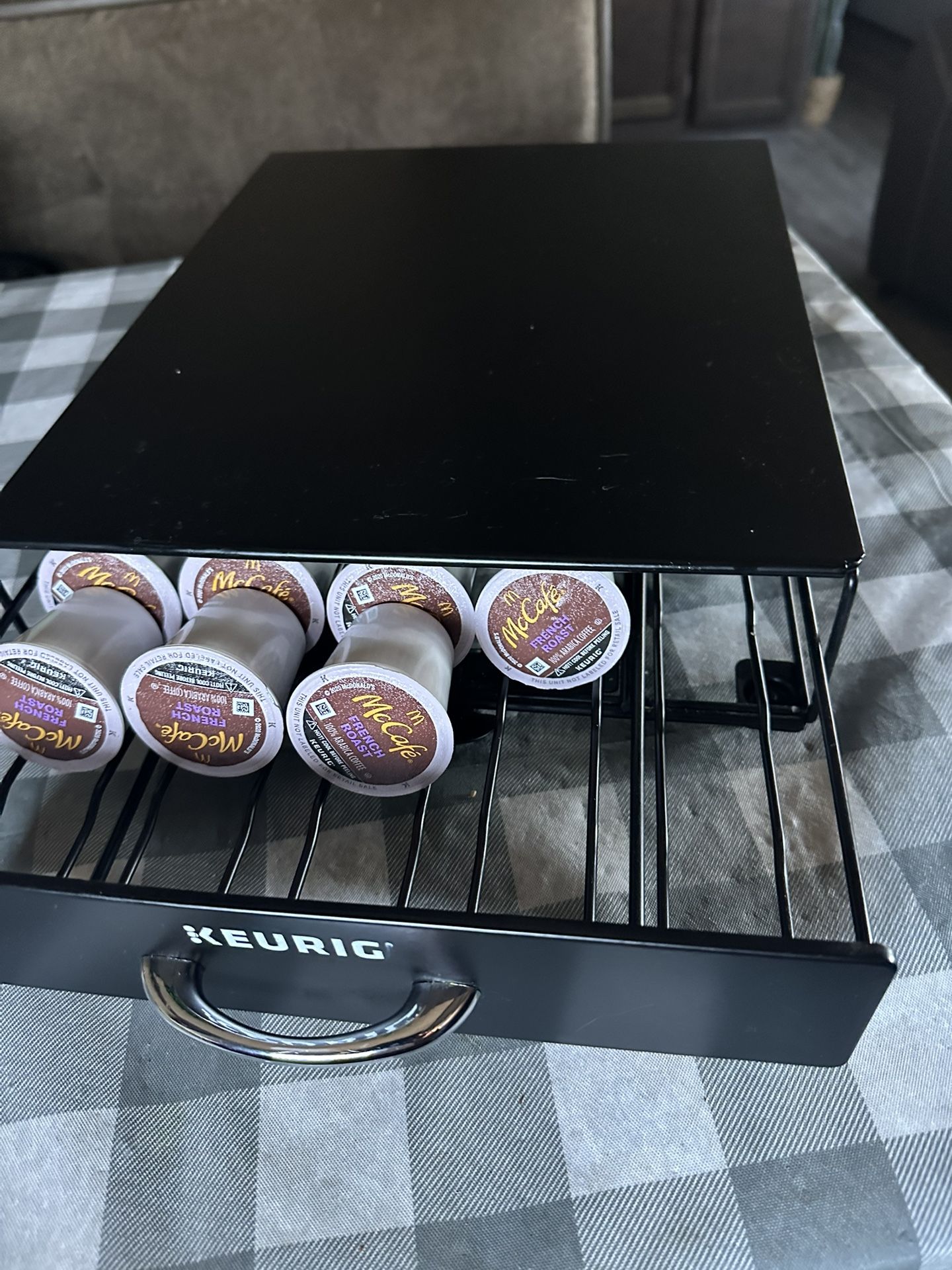 Keurig Under Brewer Storage Drawer, Holds 35 K-Cup Pods, Black 