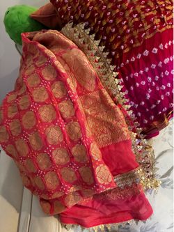 “Authentic Indian wedding sari”