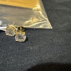 Moissanite Earrings 1.57 CT