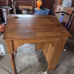 Vintage Lift Top  Desk