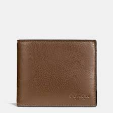 Coach Men Wallet Brown Saddle