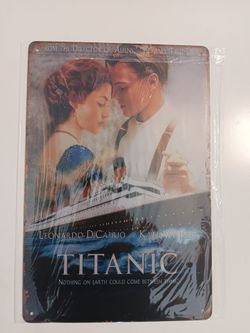 Titanic Nothing Comes Between Metal Poster Vintage Style Tin Sign 7.87"×11.8"