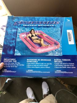 Inflatable suntan Tub Raft