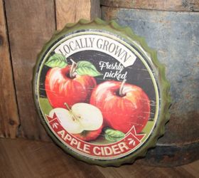 NEW Farmhouse APPLE CIDER Advertisement Fall Autumn Wall Decor Sign