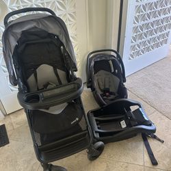 Safty 1st Infant Carseat With Base And Stroller 