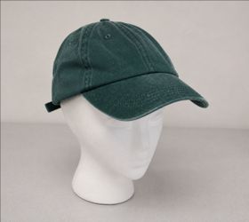 Dorfman Pacific Forest Green 100% Cotton Adjustable Baseball Cap Hat