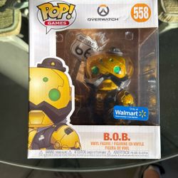 Funko Pop Overwatch 6” B.O.B Gold Version