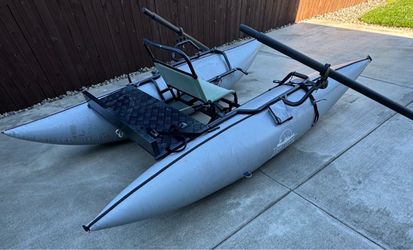 Creek company fishing pontoon