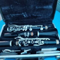 Clarinet With Hard Case and Music Stand