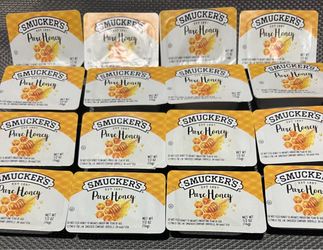 Smucker's Pure Honey Single-Serve Packets – Lot of 16