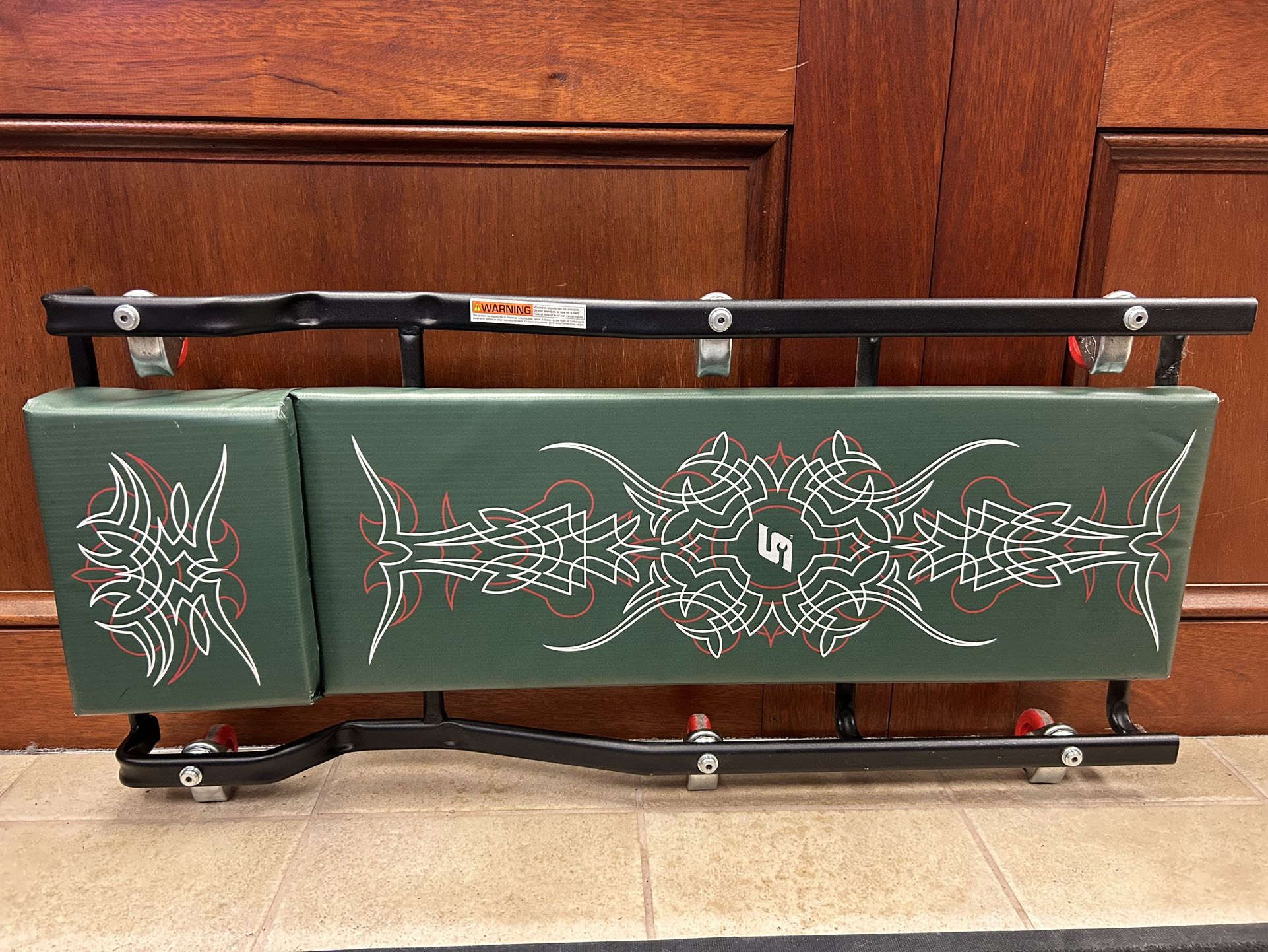 Snap-On Floor Creeper Pinstripe Design