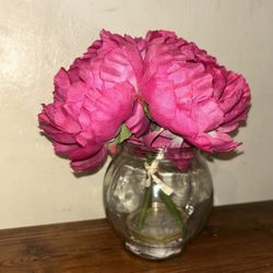 Bonito Florero Rosa