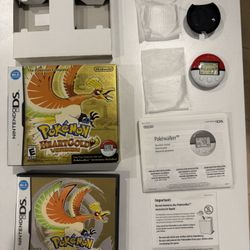 Pokémon HeartGold DS – Complete in Box + Working Pokéwalker