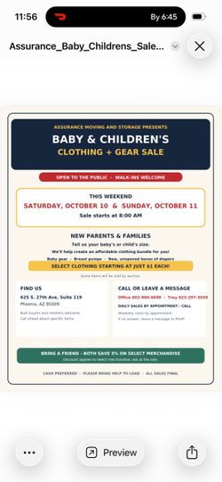 Baby Clothes and gear  Liquidation Sale
