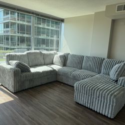 Sillones Quality SectionAl 3pc Nuevo Color Griz 