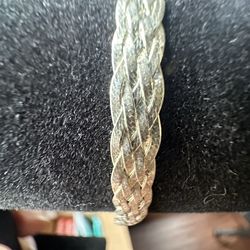 Sterling Silver braided bracelet