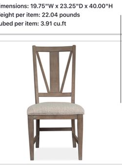 Dining chairs
