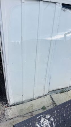 64X40 Racetrack Oval Glass Table Top 1/4 “ Thick Clear Color