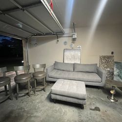 Couch & Ottoman /Home decor 