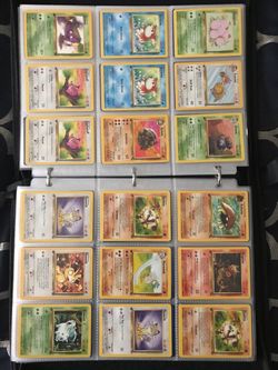 Vintage Pokémon card collection