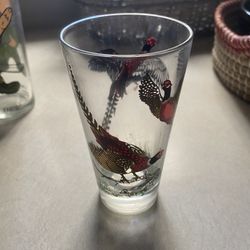 Vintage Pheasant Glass