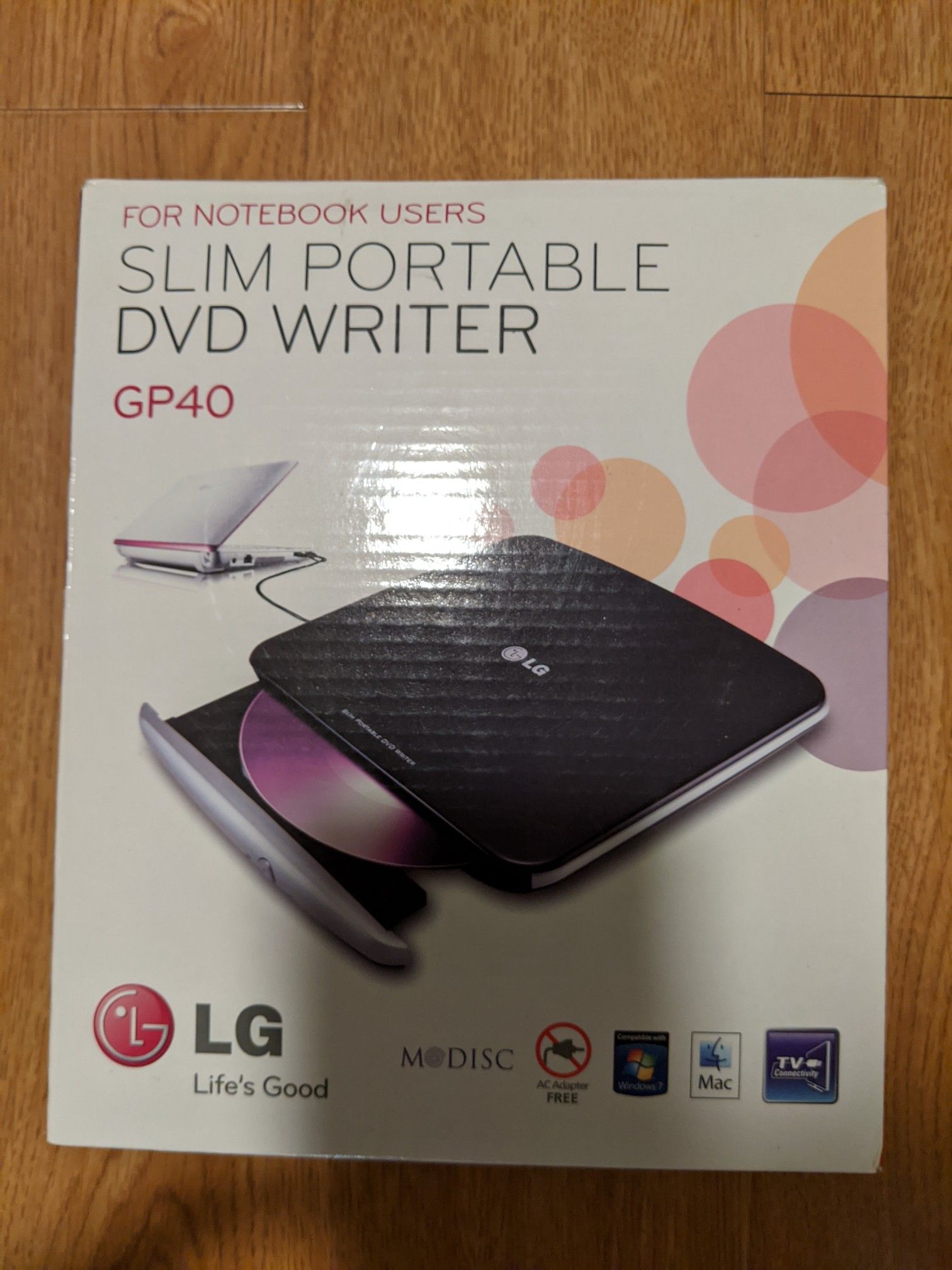 LG USB portable DVD reader & writer