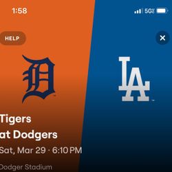 Dodgers VS Tigers 3/29