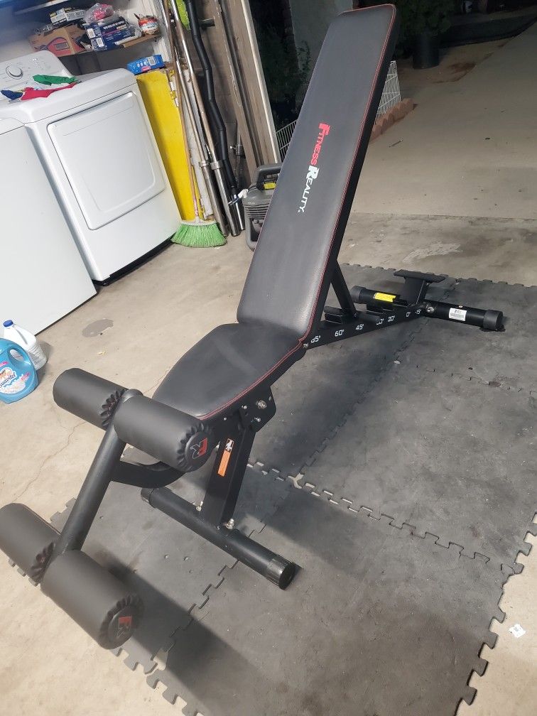 New Condition Fitness Reality 2000 Super Max XL Adjustable Weight Bench Below Retail Price All Info In Last Pictures 